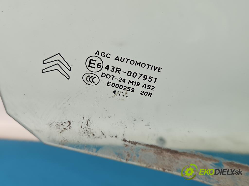 Citroen C3 II 2009-2016 1.2 Pure Tech 82 hp manual 60 kW 1199 cm3 5- sklo dveře přední pravé