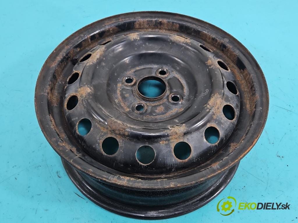 Toyota Yaris II 2005-2011 1.0 vvti 69KM manual 51 kW 998 cm3 3- Felga ocelový 15