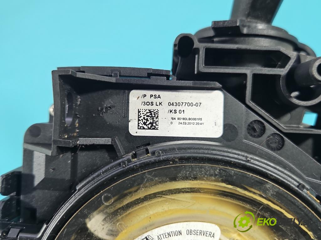 Peugeot 508 I 2010-2018 2.0 HDI 163 hp manual 120 kW 1997 cm3 5- Přepínač sdružený 96759261XT (Páčky pod volantem)