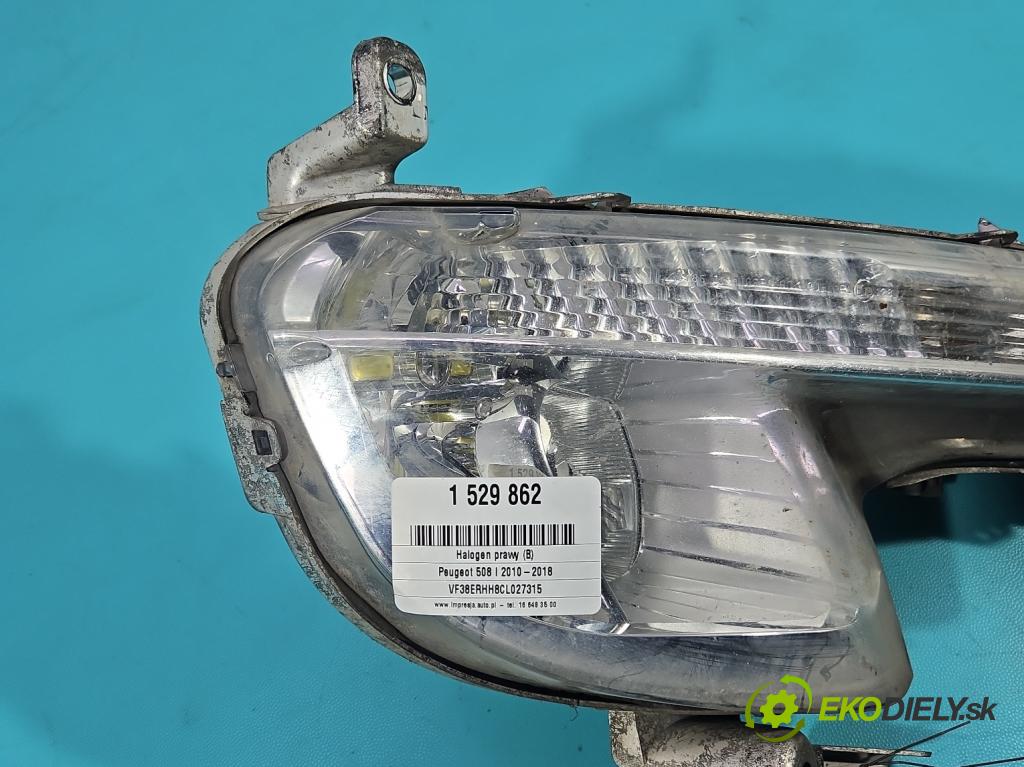 Peugeot 508 I 2010-2018 2.0 HDI 163 HP manual 120 kW 1997 cm3 5- Halogen pravý 9670476180 (Kľučka dverí ostatné)