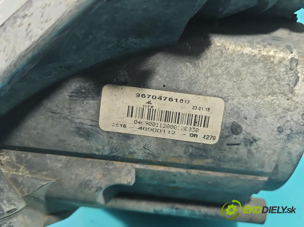 Peugeot 508 I 2010-2018 2.0 HDI 163 HP manual 120 kW 1997 cm3 5- Halogen pravý 9670476180 (Kľučka dverí ostatné)
