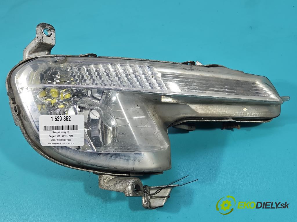 Peugeot 508 I 2010-2018 2.0 HDI 163 HP manual 120 kW 1997 cm3 5- Halogen pravý 9670476180 (Kľučka dverí ostatné)