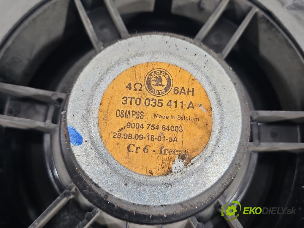 Skoda Superb II 2008-2015 2.0 TDI 170 hp automatic 125 kW 1968 cm3 5- reproduktory komplet 3T0035411A