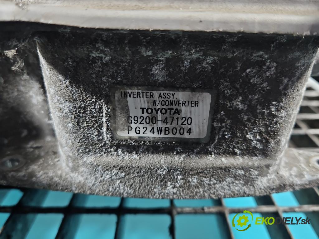 Toyota Prius II XW20 2003-2009 1.5b: 77 HP automatic 57 kW 1497 cm3 5- Generátor: G9200-47120