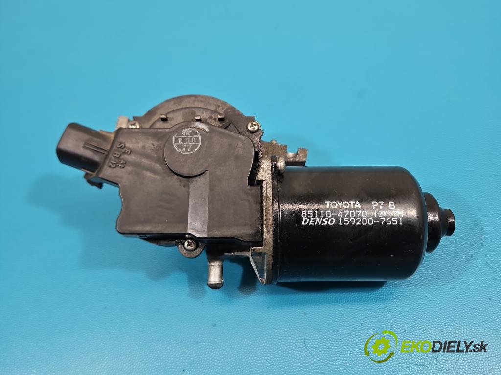 Toyota Prius II XW20 2003-2009 1.5b: 77 HP automatic 57 kW 1497 cm3 5- motor stieračov predné 85110-47070