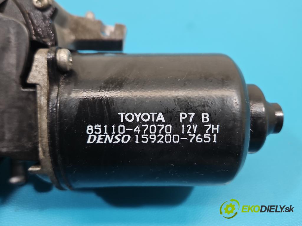 Toyota Prius II XW20 2003-2009 1.5b: 77 HP automatic 57 kW 1497 cm3 5- motor stieračov predné 85110-47070