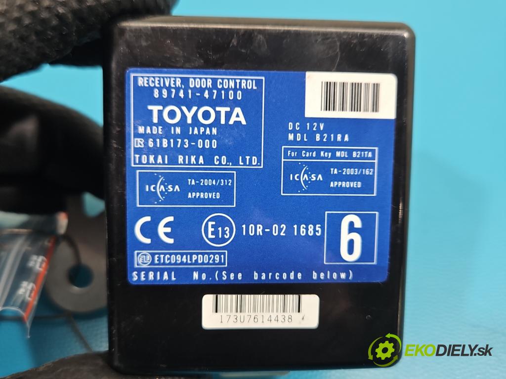 Toyota Prius II XW20 2003-2009 1.5b: 77 hp automatic 57 kW 1497 cm3 5- řídící jednotka 89741-47100