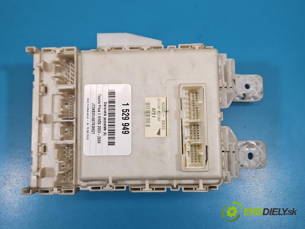 Toyota Prius II XW20 2003-2009 1.5b: 77 hp automatic 57 kW 1497 cm3 5- řídící jednotka 82730-47290