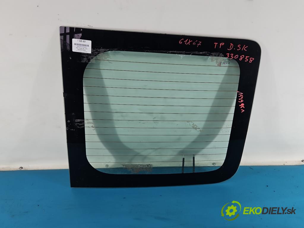 Nissan Primastar 2001-2014 2.0 dci 114 HP manual 84 kW 1995 cm3 5- sklo dvere zadné pravé 