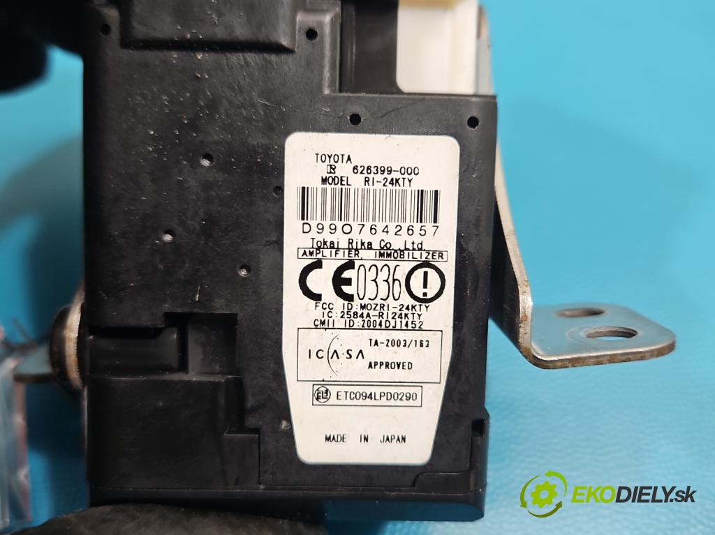 Toyota Prius II XW20 2003-2009 1.5b: 77 HP automatic 57 kW 1497 cm3 5- Spínačka 626399-000 (Spínacia skrinka)