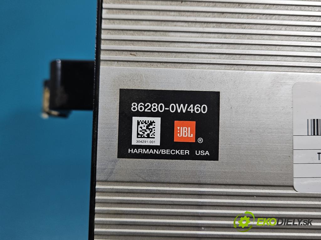 Toyota Prius II XW20 2003-2009 1.5b: 77 hp automatic 57 kW 1497 cm3 5- Zesilovač: 86280-0W460 (Zesilovač)