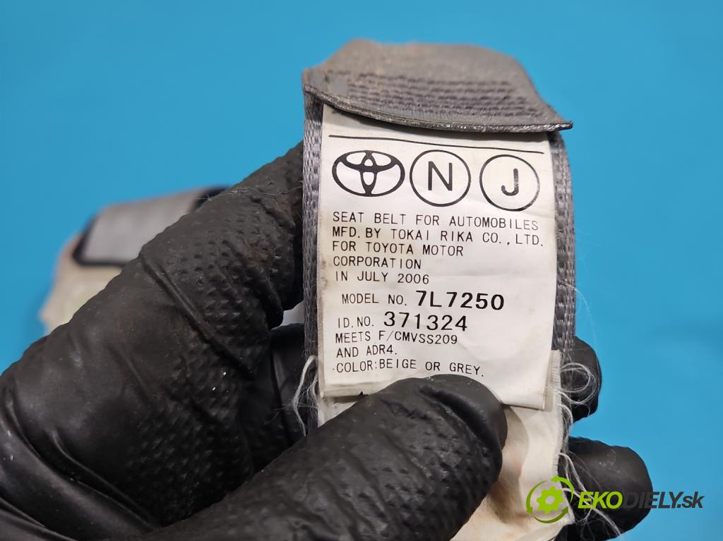 Toyota Prius II XW20 2003-2009 1.5b: 77 hp automatic 57 kW 1497 cm3 5- stěna bezpečnost zadní pravý 7L7250