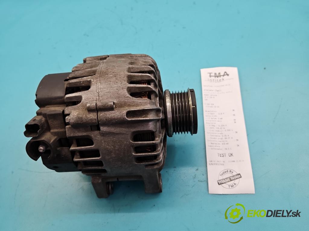 Citroen C3 II 2009-2016 1.2 Pure Tech: 82 HP manual 60 kW 1199 cm3 5- Alternator 9670899580 (Alternátor)