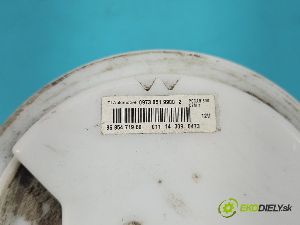 Citroen C3 II 2009-2016 1.2 Pure Tech: 82 HP manual 60 kW 1199 cm3 5- čerpadlo palivo 9685471980