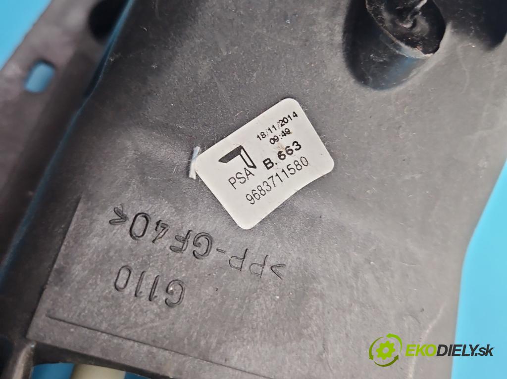 Citroen C3 II 2009-2016 1.2 Pure Tech: 82 HP manual 60 kW 1199 cm3 5- Páka: Změny: stupeň,rýchlosť 9683711580 (Rýchlostná páka (kulisa))