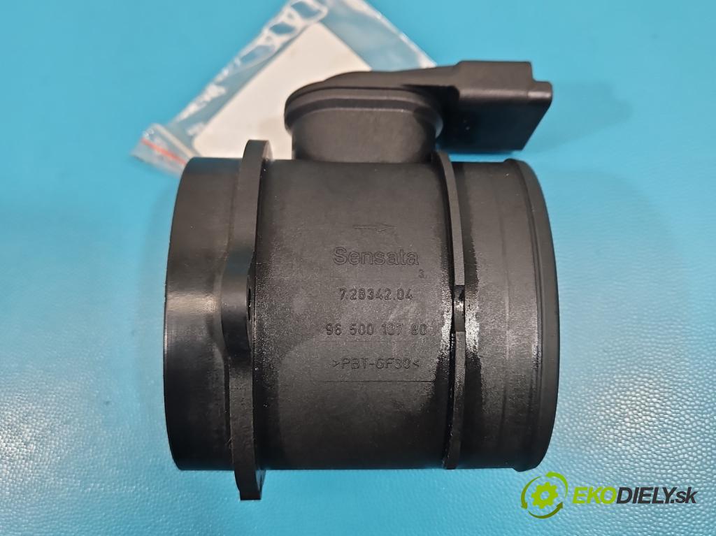 Peugeot 207 1.6 hdi 90 HP manual 66 kW 1599 cm3 5- průtokoměr: 9650010780 (Váha vzduchu)