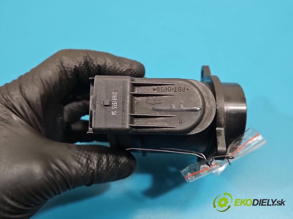 Peugeot 207 1.6 hdi 90 HP manual 66 kW 1599 cm3 5- průtokoměr: 9650010780 (Váha vzduchu)