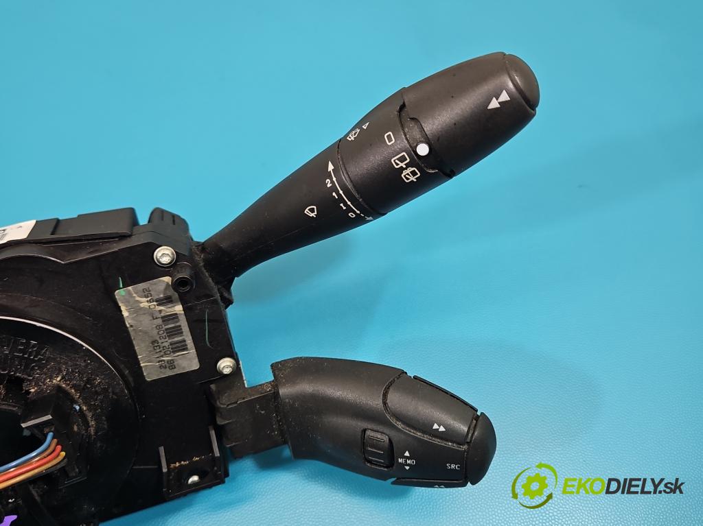 Peugeot 207 1.6 hdi 90 HP manual 66 kW 1599 cm3 5- prepínač komplex: 96657280XT (Prepínacie páčky pod volantom)