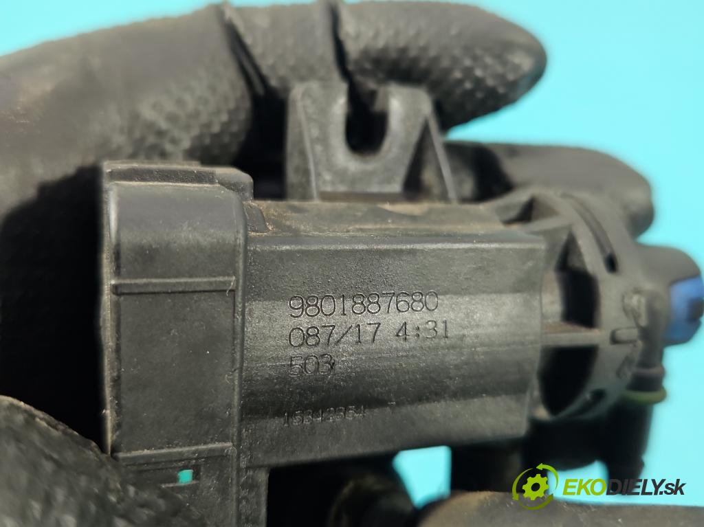 Peugeot 5008 I 2009-2017 2.0 HDI 150 HP manual 110 kW 1997 cm3 5- ventil podtlaku 9801887680 (Ventil)