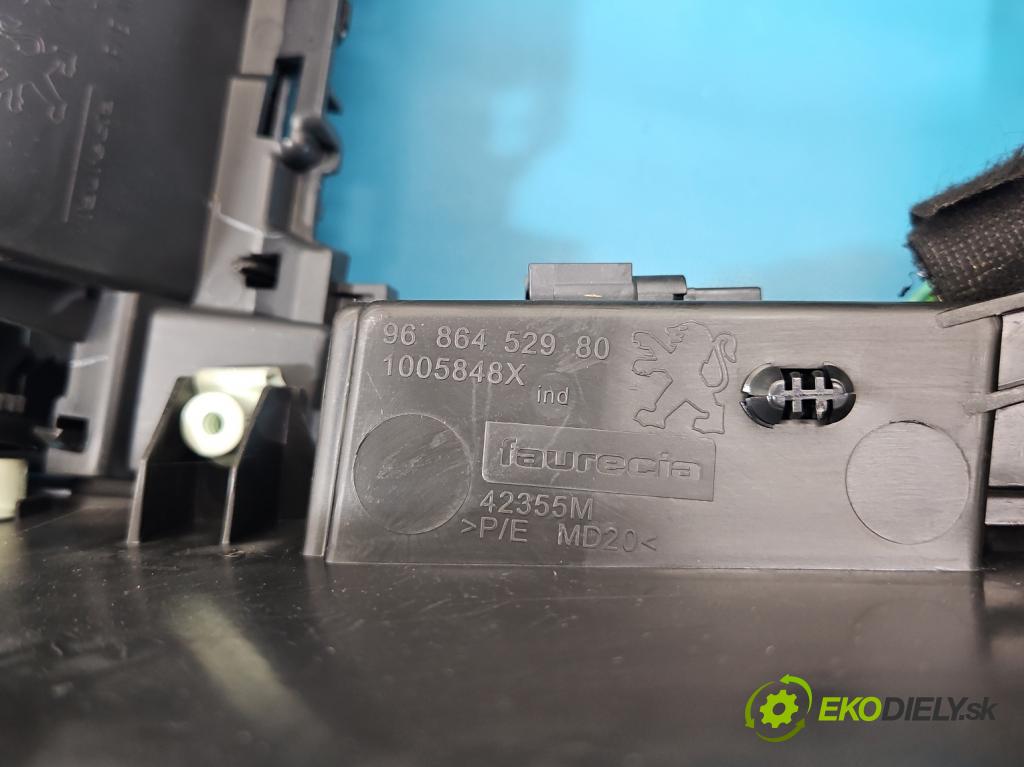 Peugeot 508 I 2010-2018 2.0 HDI 163 HP manual 120 kW 1997 cm3 5- operadlo 9686452980 (Lakťová opierka)