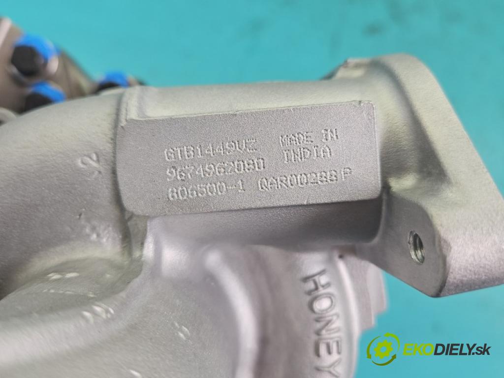 Peugeot 508 I 2010-2018 2.0 HDI 163 hp manual 120 kW 1997 cm3 5- Turbodmychadlo repasováno 806500-1