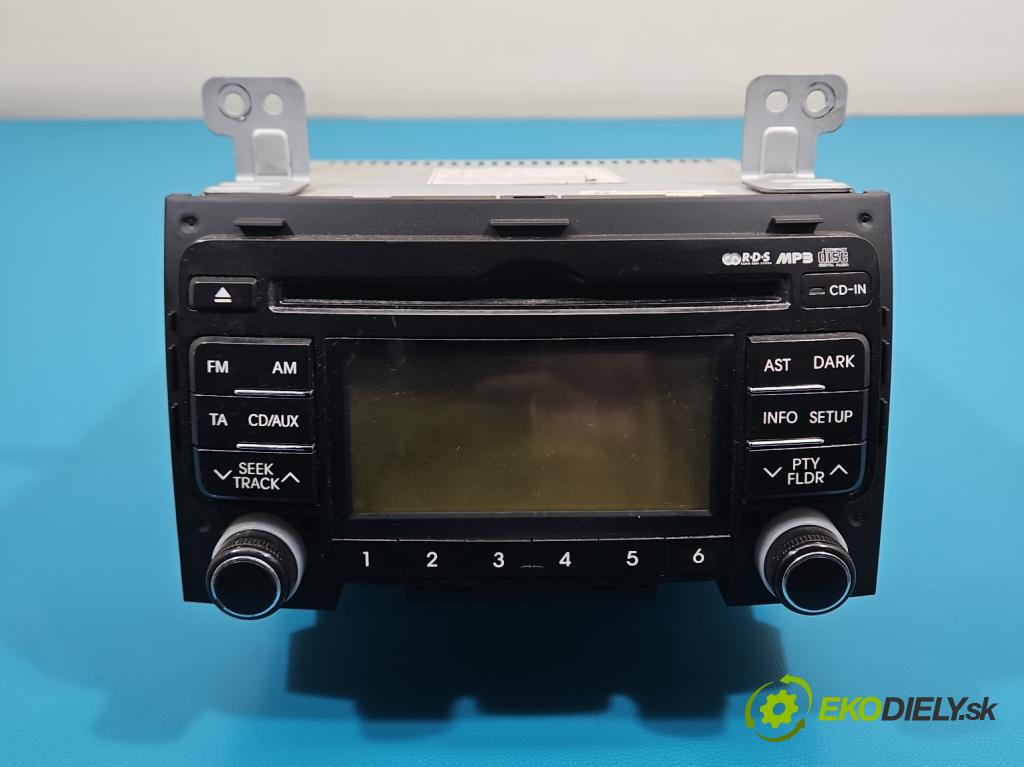 Hyundai I30 I 2007-2012 1.6 crdi 115 HP manual 84.6 kW 1582 cm3 5- Radio originál 96160-2L200