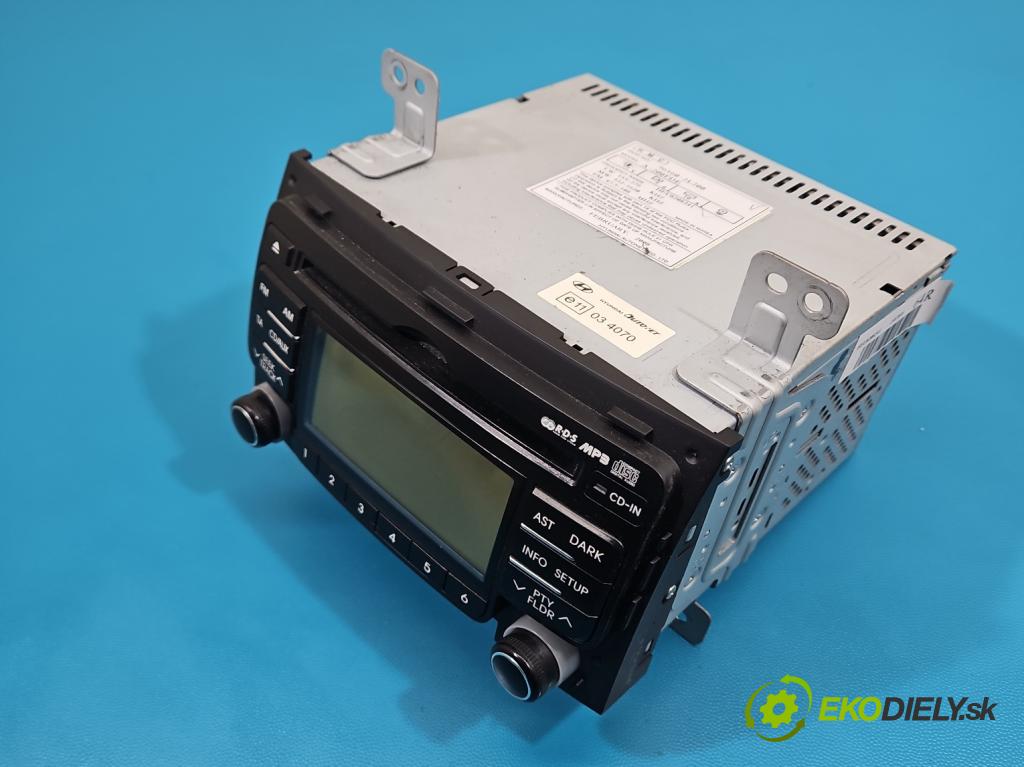Hyundai I30 I 2007-2012 1.6 crdi 115 HP manual 84.6 kW 1582 cm3 5- Radio originál 96160-2L200