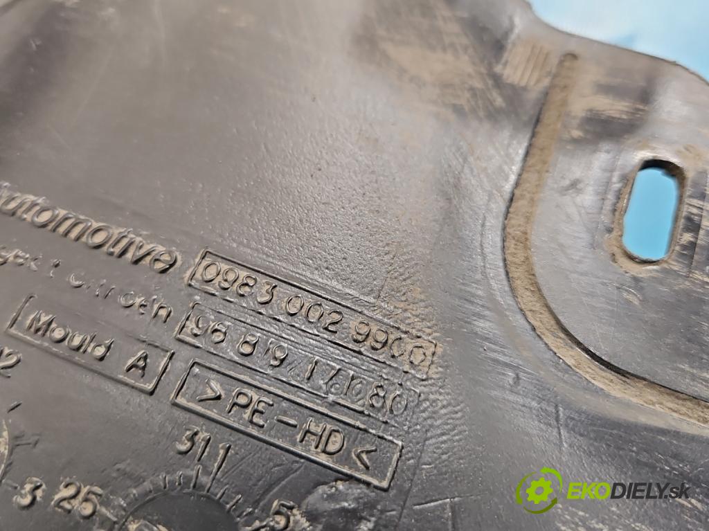 Peugeot 508 I 2010-2018 2.0 HDI 163 HP manual 120 kW 1997 cm3 5- Nádrž: tekutina: FAP DPF 9681917180