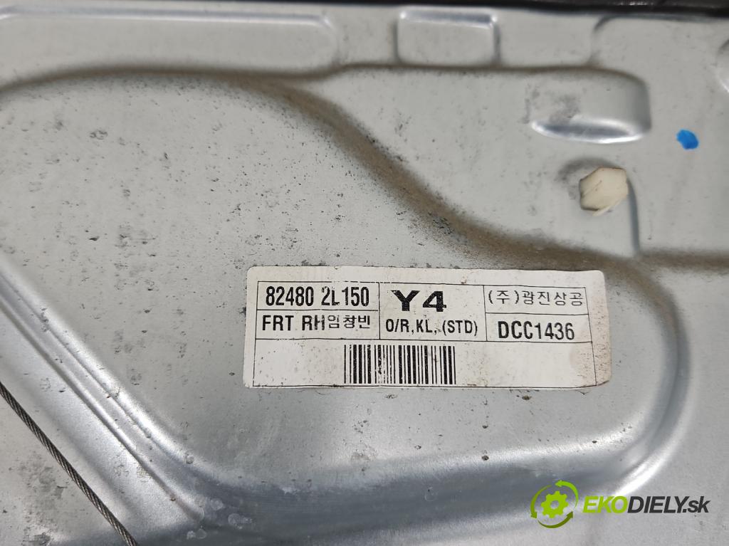Hyundai I30 I 2007-2012 1.6 crdi 115 HP manual 84.6 kW 1582 cm3 5- mechanizmus okna predné pravý 82480-2L150