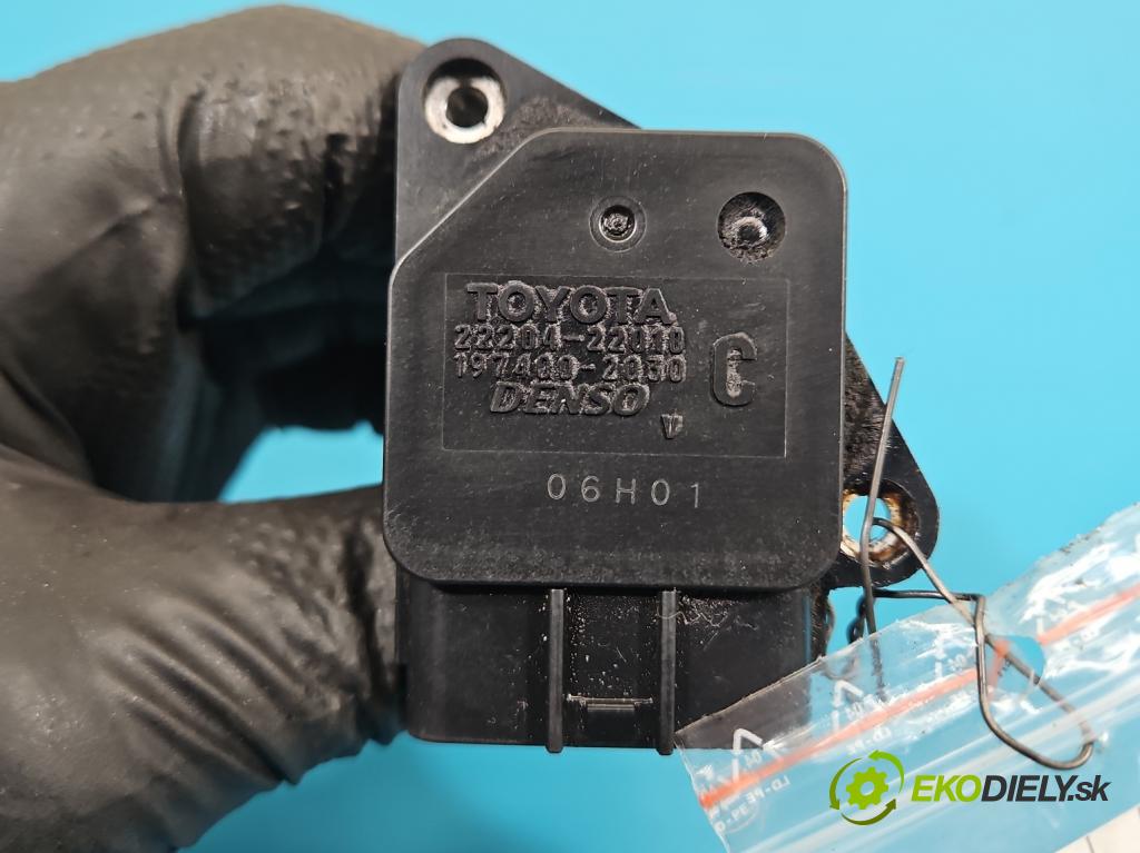 Toyota Prius II XW20 2003-2009 1.5b: 77 HP automatic 57 kW 1497 cm3 5- průtokoměr: 22204-22010 (Váha vzduchu)