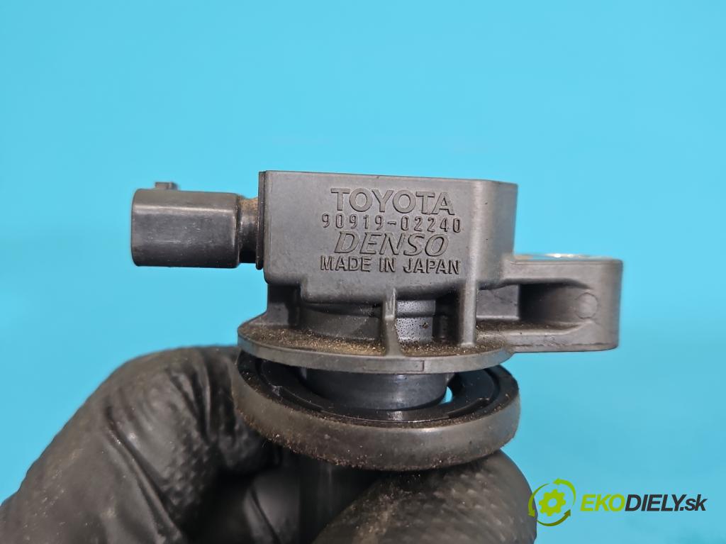 Toyota Prius II XW20 2003-2009 1.5b: 77 HP automatic 57 kW 1497 cm3 5- cievka zapaľovacia 90919-02240 (Zapaľovacia cievka)