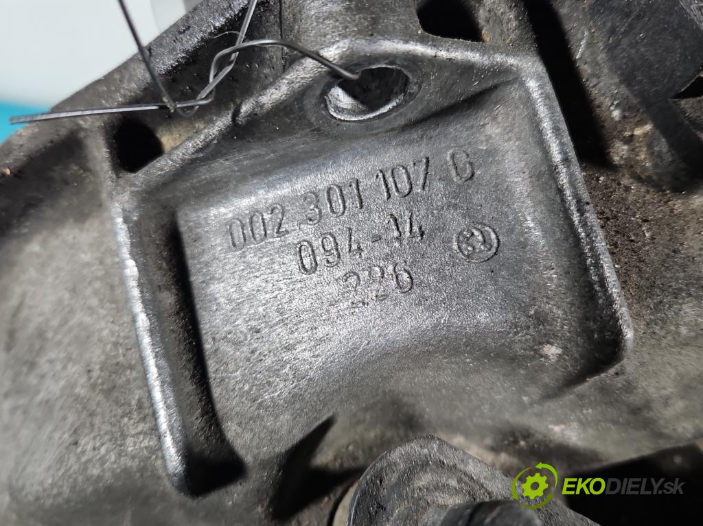 Skoda Felicia 1.3 mpi 54 HP manual 40 kW 1289 cm3 5- prevodovka stupeň,rýchlosť manual 002301107G