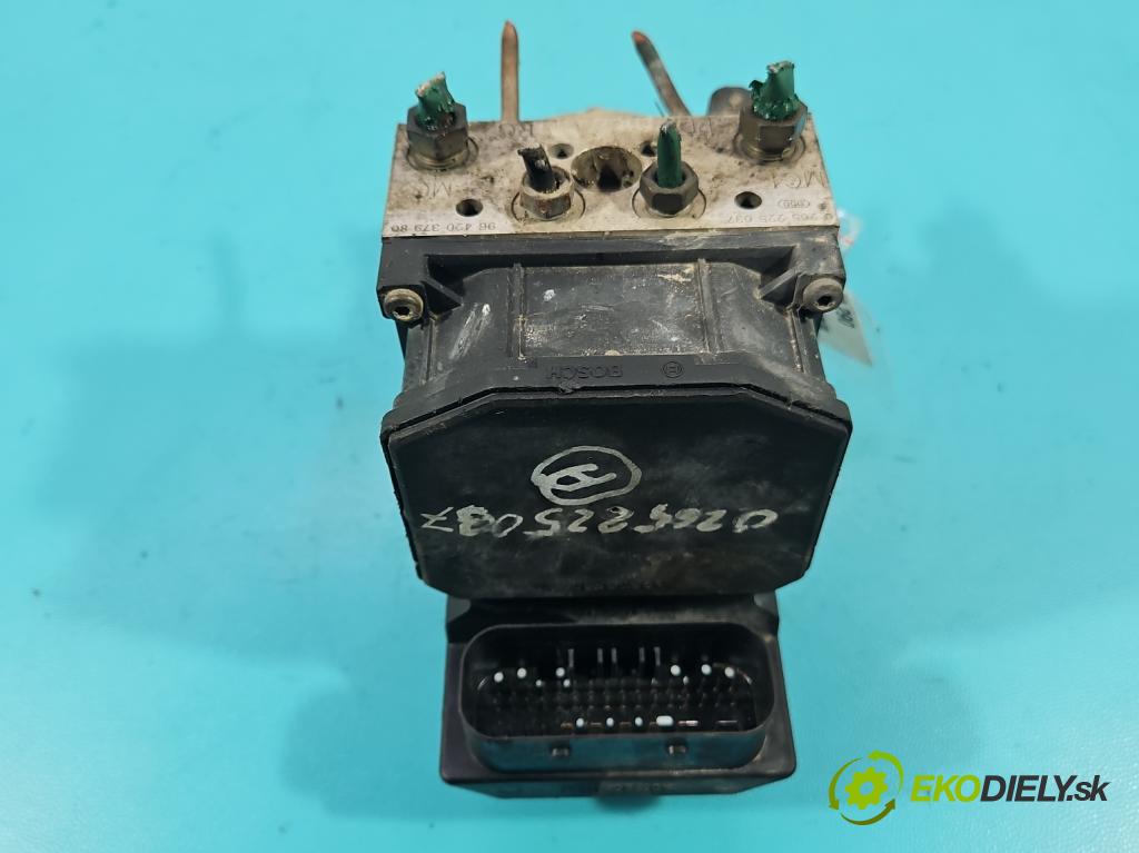 Peugeot 307 2.0 HDI 107 HP manual 79 kW 1997 cm3 3- čerpadlo abs 0265950015 (Pumpa ABS)