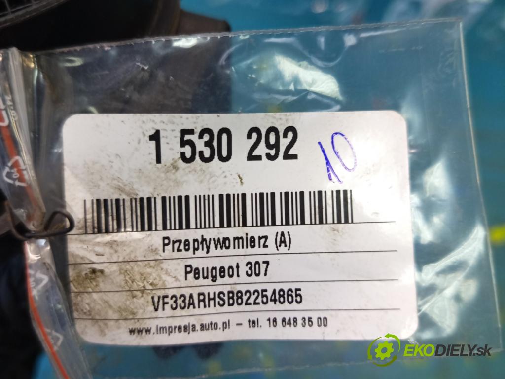 Peugeot 307 2.0 HDI 107 HP manual 79 kW 1997 cm3 3- průtokoměr: 9629471080 (Váha vzduchu)