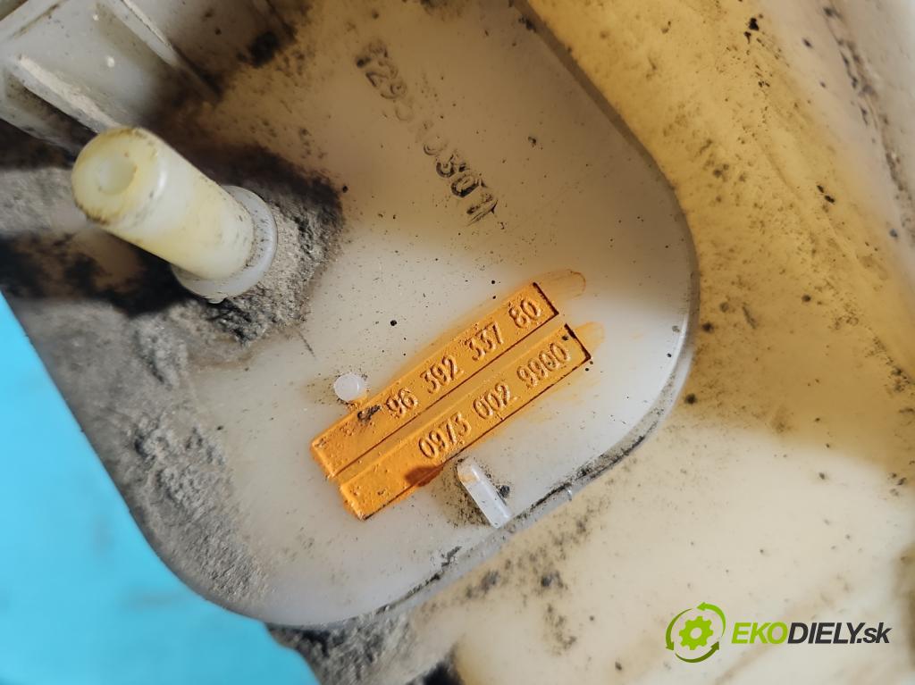 Peugeot 307 2.0 HDI 107 HP manual 79 kW 1997 cm3 3- Nádrž: tekutina: FAP DPF 9639233780