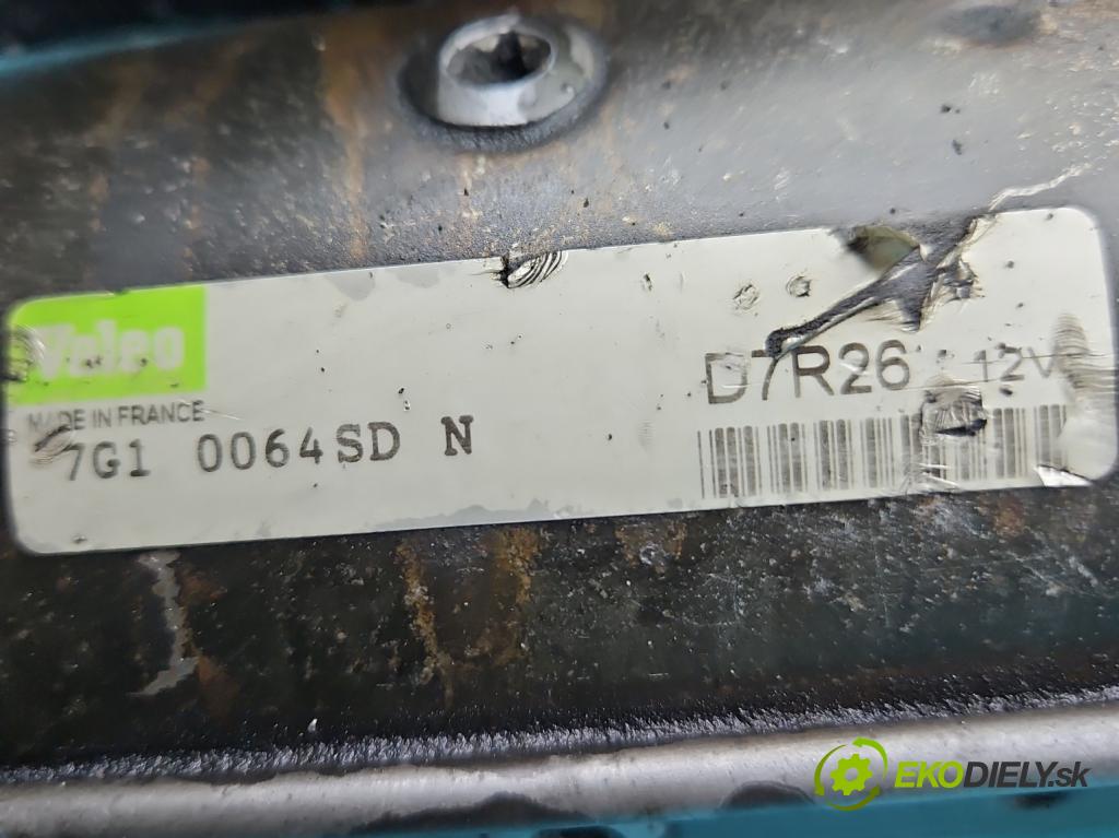 Peugeot 508 I 2010-2018 2.0 HDI 163 hp manual 120 kW 1997 cm3 5- startér: D7R26 (Startér)