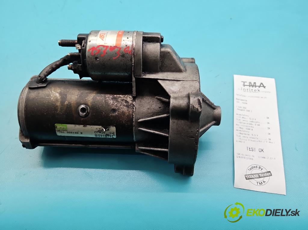 Peugeot 508 I 2010-2018 2.0 HDI 163 hp manual 120 kW 1997 cm3 5- startér: D7R26 (Startér)