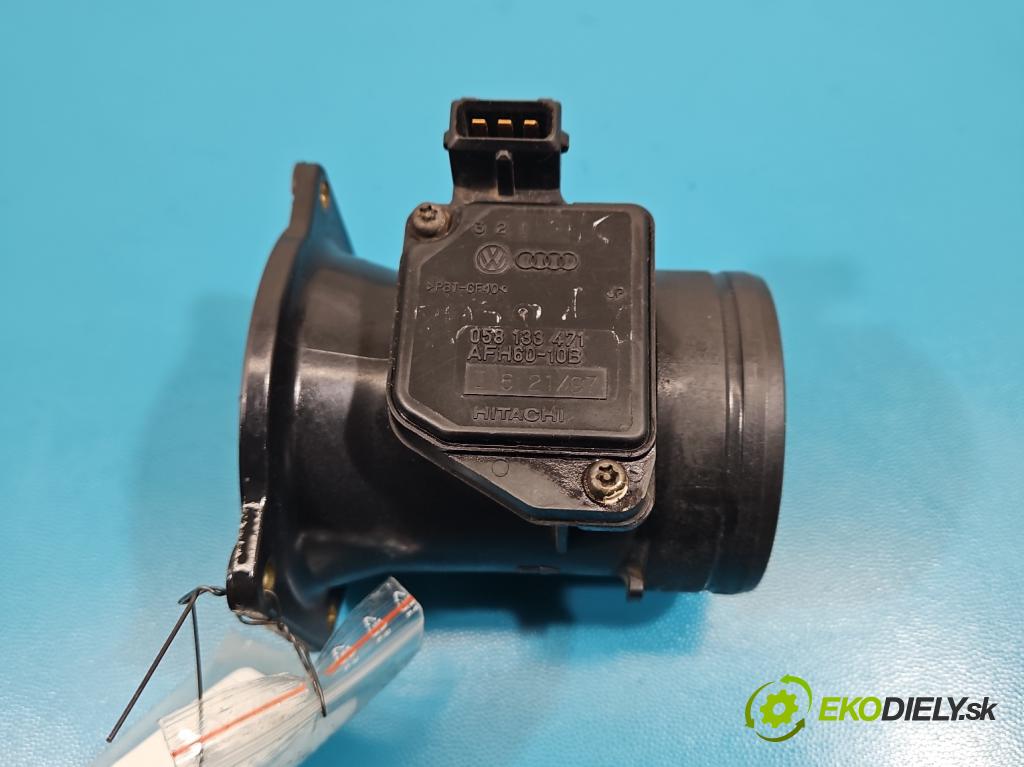 Vw Passat B5 1995-2005 1.6 8v 101 HP manual 74 kW 1595 cm3 4- průtokoměr: 058133471 (Váha vzduchu)