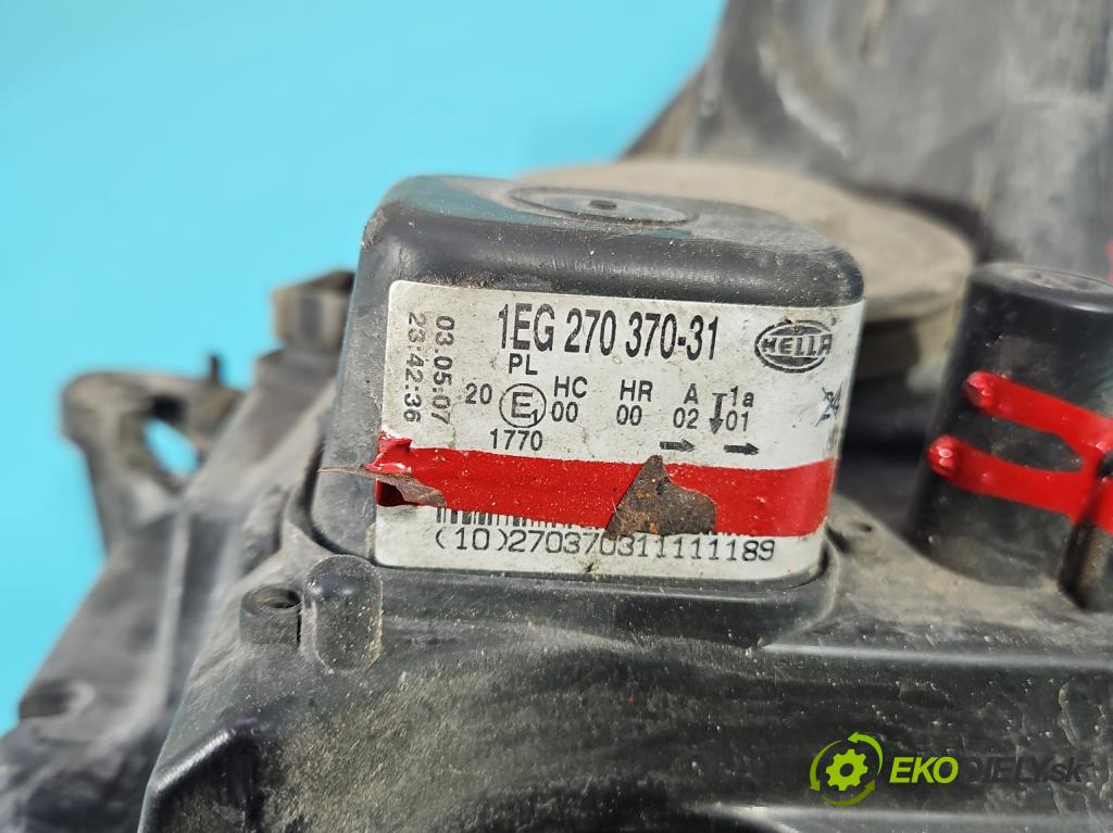 Opel Astra III 2004-2014 1.7 cdti 101 HP manual 74 kW 1686 cm3 5- Reflektor: ľavý 1EG270370-31 (Kľučka dverí ostatné)