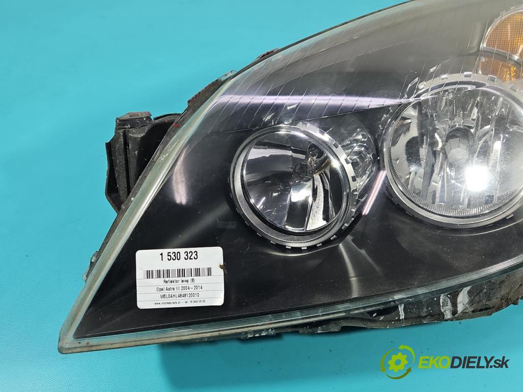 Opel Astra III 2004-2014 1.7 cdti 101 HP manual 74 kW 1686 cm3 5- Reflektor: ľavý 1EG270370-31 (Kľučka dverí ostatné)