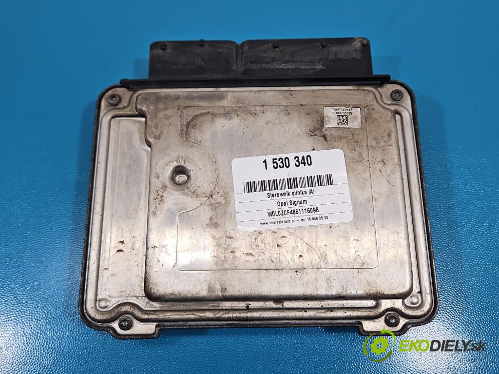 Opel Signum 1.9 cdti 120 HP manual 88 kW 1910 cm3 5- riadiaca jednotka motora 0281013409