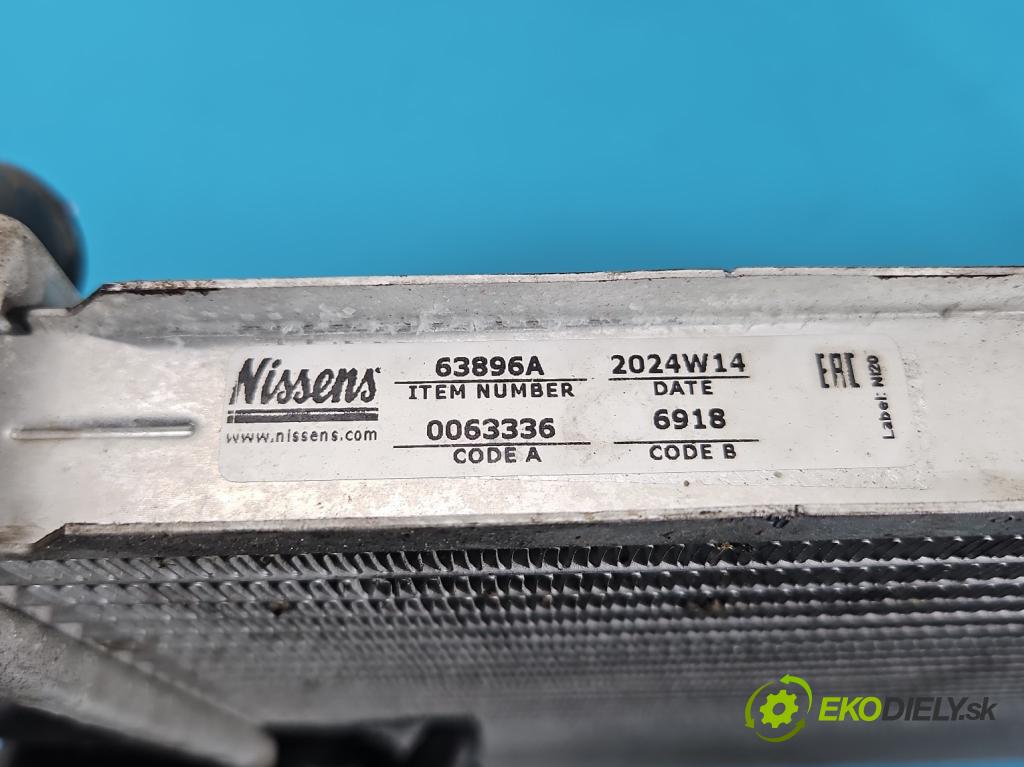 Renault Scenic I 1996-2003 1.6 16V 107 HP manual 79 kW 1598 cm3 5- chladič voda:  (Chladič vody)