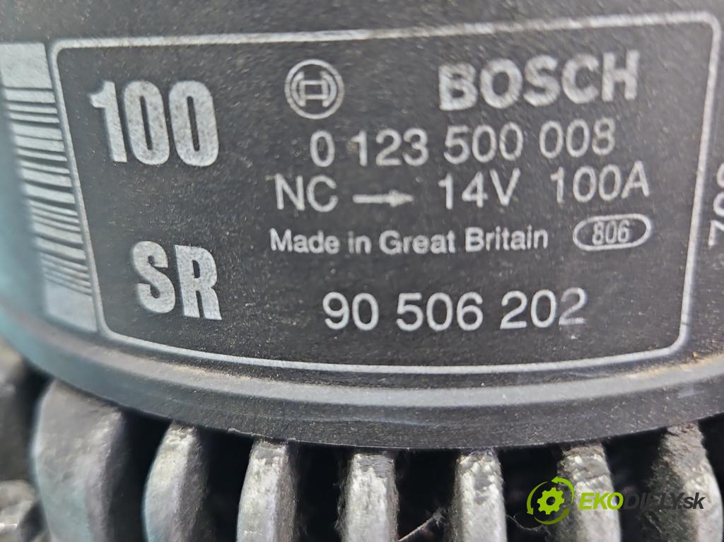 Opel Vectra B 1995-2002 2.0 dti 101 HP manual 74 kW 1995 cm3 4- Alternator 0123500008 (Alternátor)