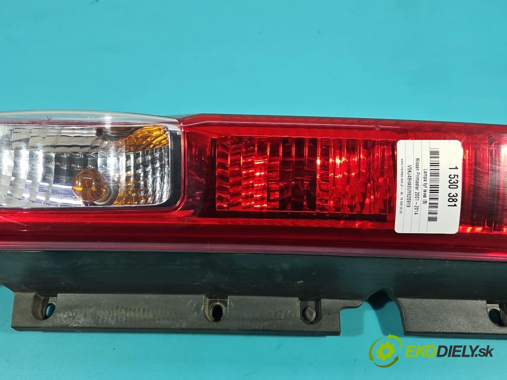 Nissan Primastar 2001-2014 2.0 dci 114 HP manual 84 kW 1995 cm3 5- svetlo / reflektor zadné ľavé 93857722 (Kľučka dverí ostatné)