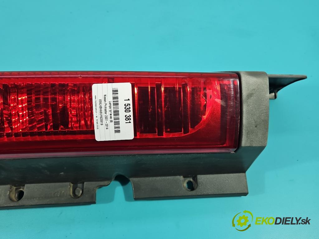 Nissan Primastar 2001-2014 2.0 dci 114 HP manual 84 kW 1995 cm3 5- svetlo / reflektor zadné ľavé 93857722 (Kľučka dverí ostatné)