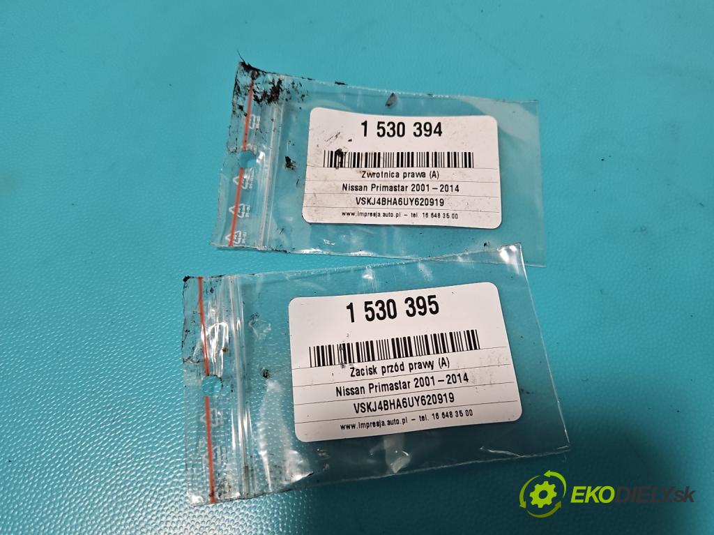 Nissan Primastar 2001-2014 2.0 dci 114 hp manual 84 kW 1995 cm3 5- náboj pravé  (Náboj kola)