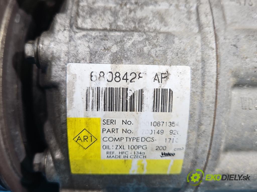 Fiat Freemont 2.0 JTD 170 hp automatic 125 kW 1956 cm3 5- Kompresor: klíma 68084281AE (Kompresor klimatizace)