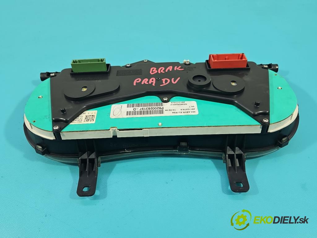 Nissan Primastar 2001-2014 2.0 dci 114 HP manual 84 kW 1995 cm3 5- prístrojovka/ budíky P8200283197 (Prístrojová doska)