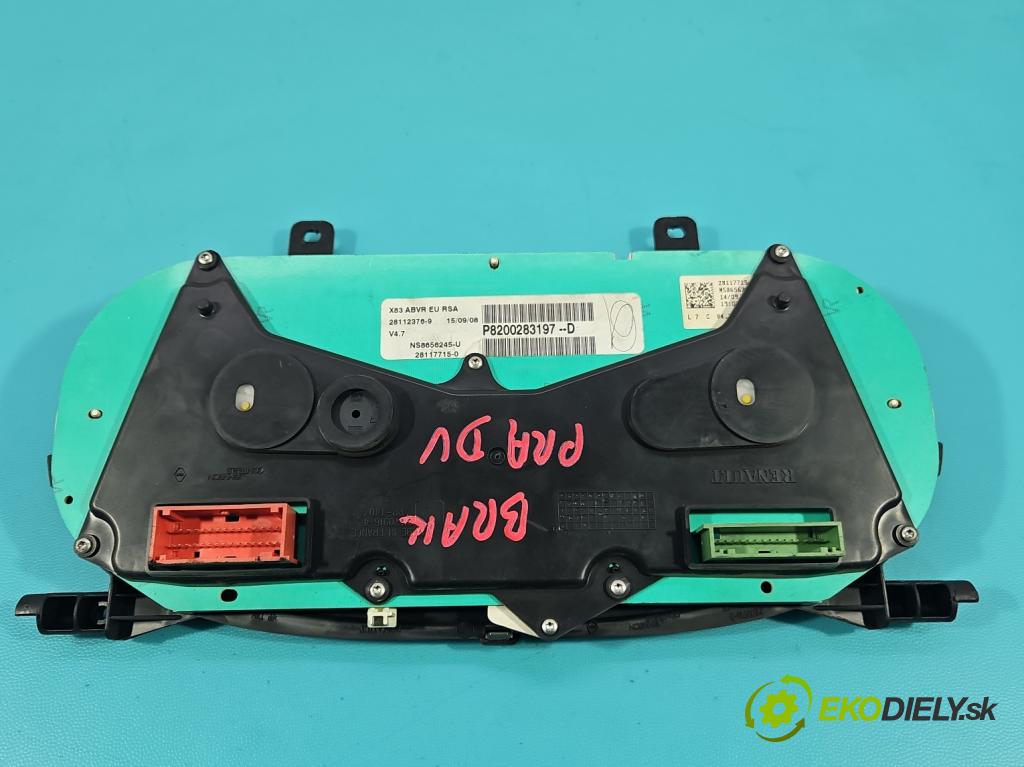 Nissan Primastar 2001-2014 2.0 dci 114 HP manual 84 kW 1995 cm3 5- prístrojovka/ budíky P8200283197 (Prístrojová doska)