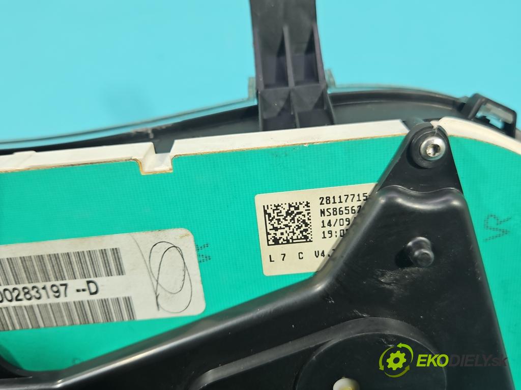 Nissan Primastar 2001-2014 2.0 dci 114 HP manual 84 kW 1995 cm3 5- prístrojovka/ budíky P8200283197 (Prístrojová doska)